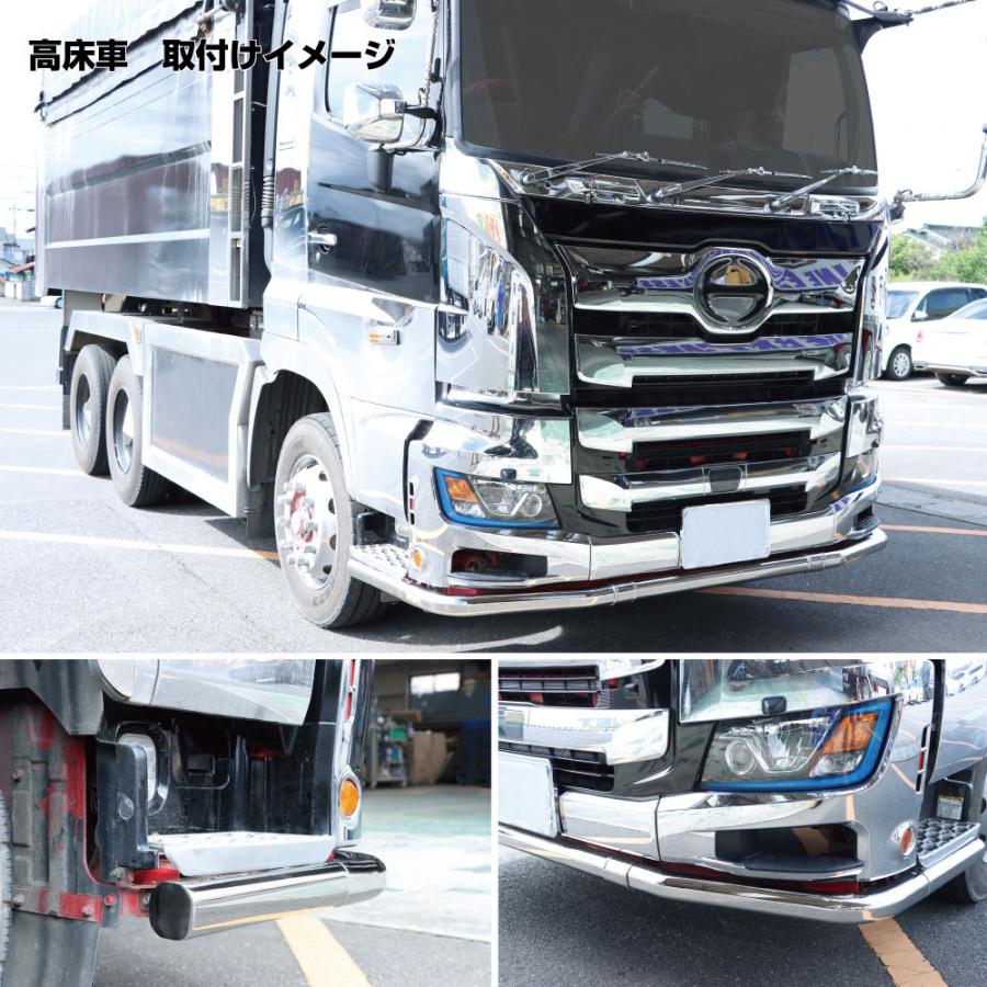 17プロフィア パイプバンパー 低床用 5分割 JETイノウエ 中古 510447 17プロフィア用パイプバンパー JET INOUE(ジェット