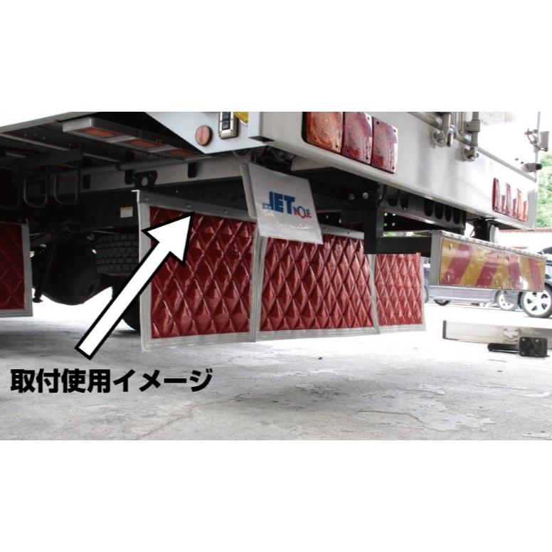 JET 522031 泥除け(長たれ)取付用ステンレスアングル 40x40x3MM 1680L|toraboon|02