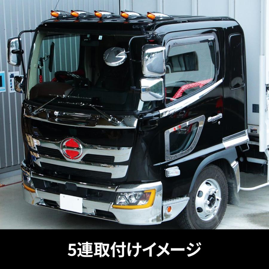 ジェットイノウエ JET 526258 LEDバレットマーカー アンバー 24V車用