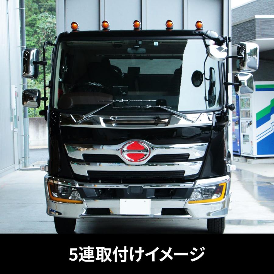 ジェットイノウエ JET 526258 LEDバレットマーカー アンバー 24V車用