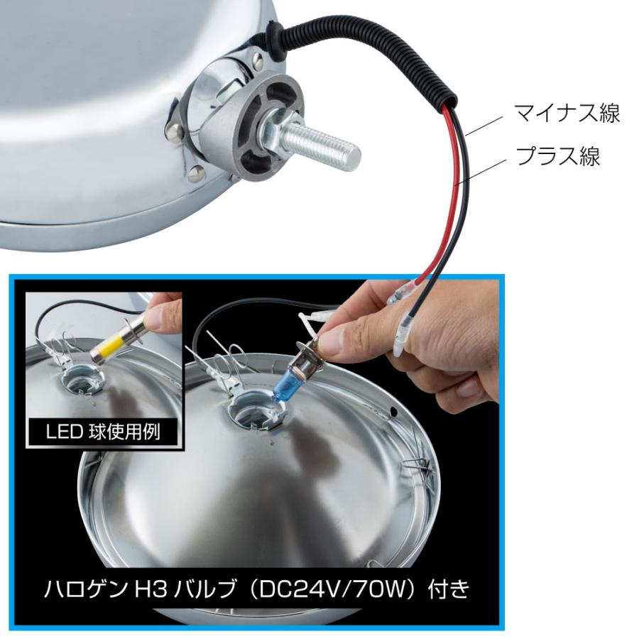 ジェットイノウエ JET 526591 ハロゲンフォグランプ 200φ クリアー : トラブーン - 通販 - Yahoo!ショッピング
