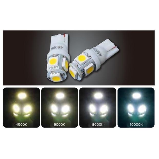 JET 529161 LA-004 LED T10ウェッジバルブ ホワイト 4500K DC24V｜toraboon｜03