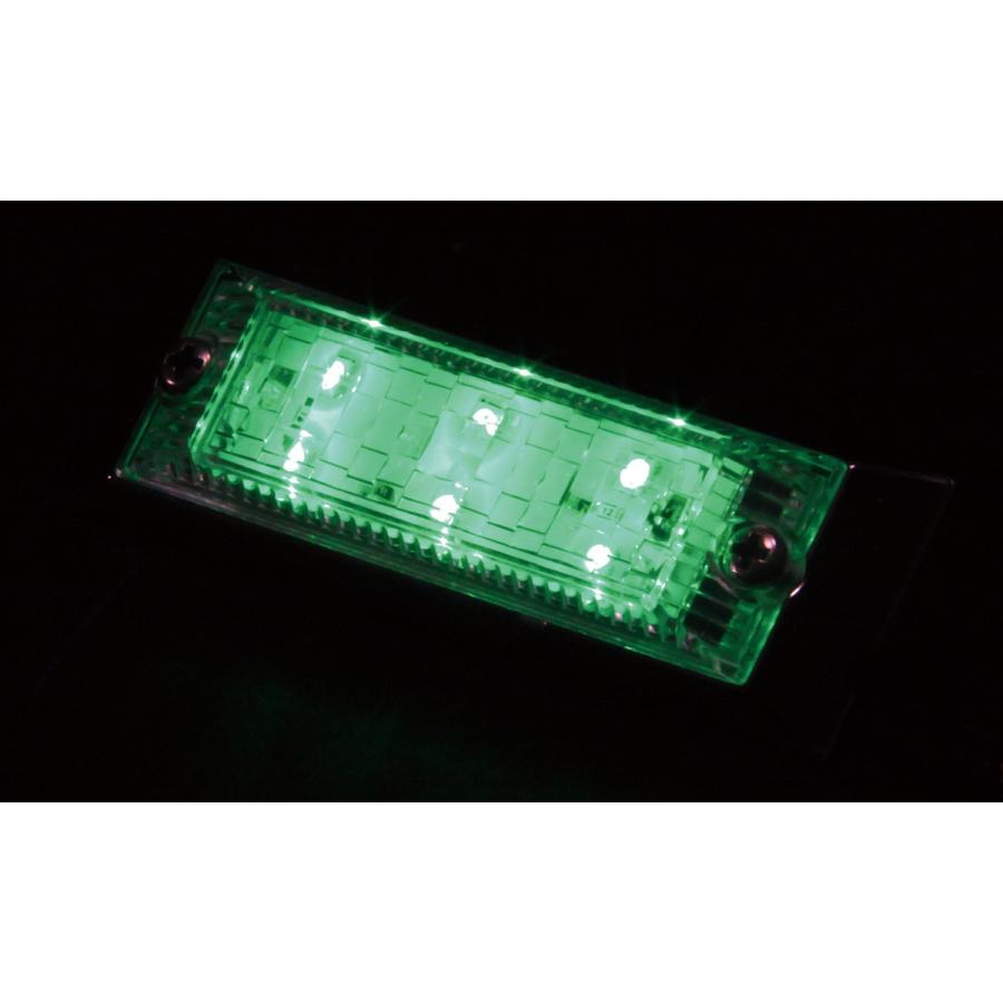 JET 534603 LED6 ウルトラフラットマーカーランプ DC12V クリアー