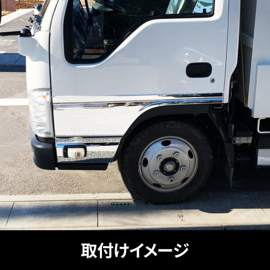 今週で掲載終了します　トラック バンパー 標準 ジェットイノウエ ジェットイノウエ JET 572290 ドアアンダーカバー いすゞ 2t '07