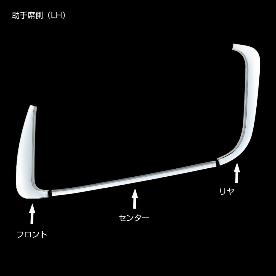 ジェットイノウエ JET 572324 ドアウインドウガーニッシュ ふそう2t