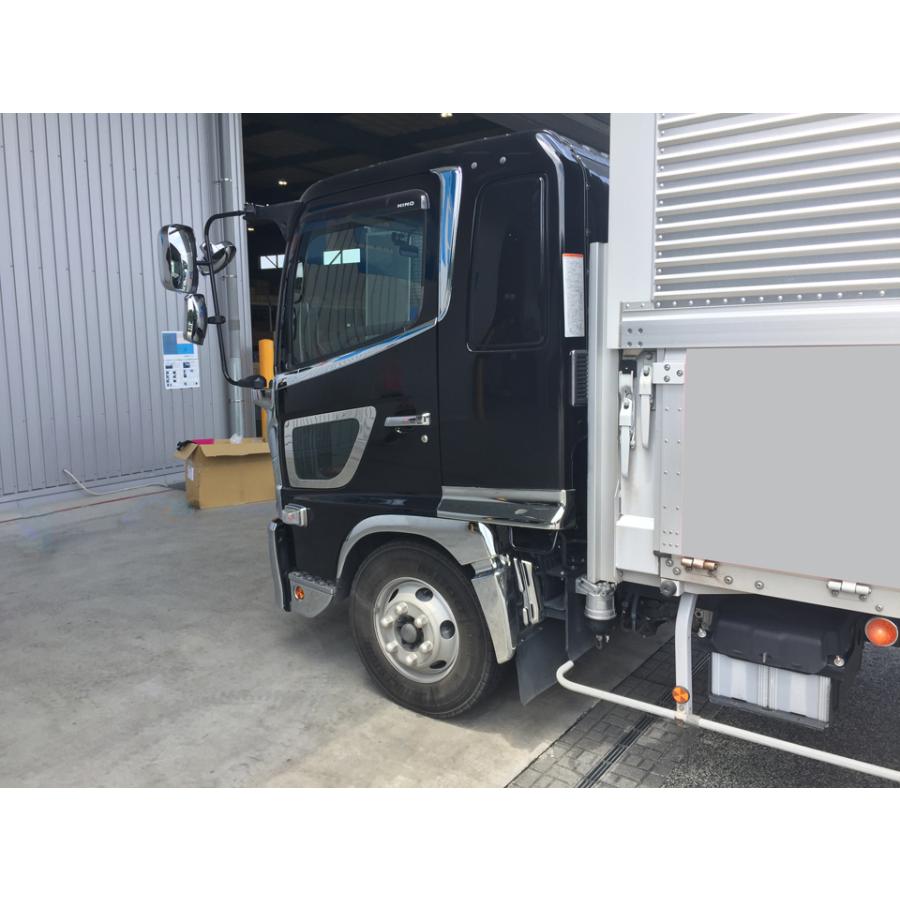 １７レンジャー　フェンダー　4トンワイド10輪用　ウロコステンレス 17レンジャー フェンダー 4トンワイド10輪用 ウロコステンレス