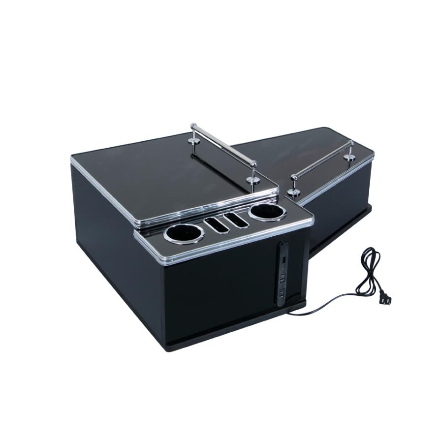 Jet センターテーブル いすゞ 大型ファイブスターギガ用 ピアノブラック フルサイズ コンセント Usb付き Jet トラブーン 通販 Yahoo ショッピング