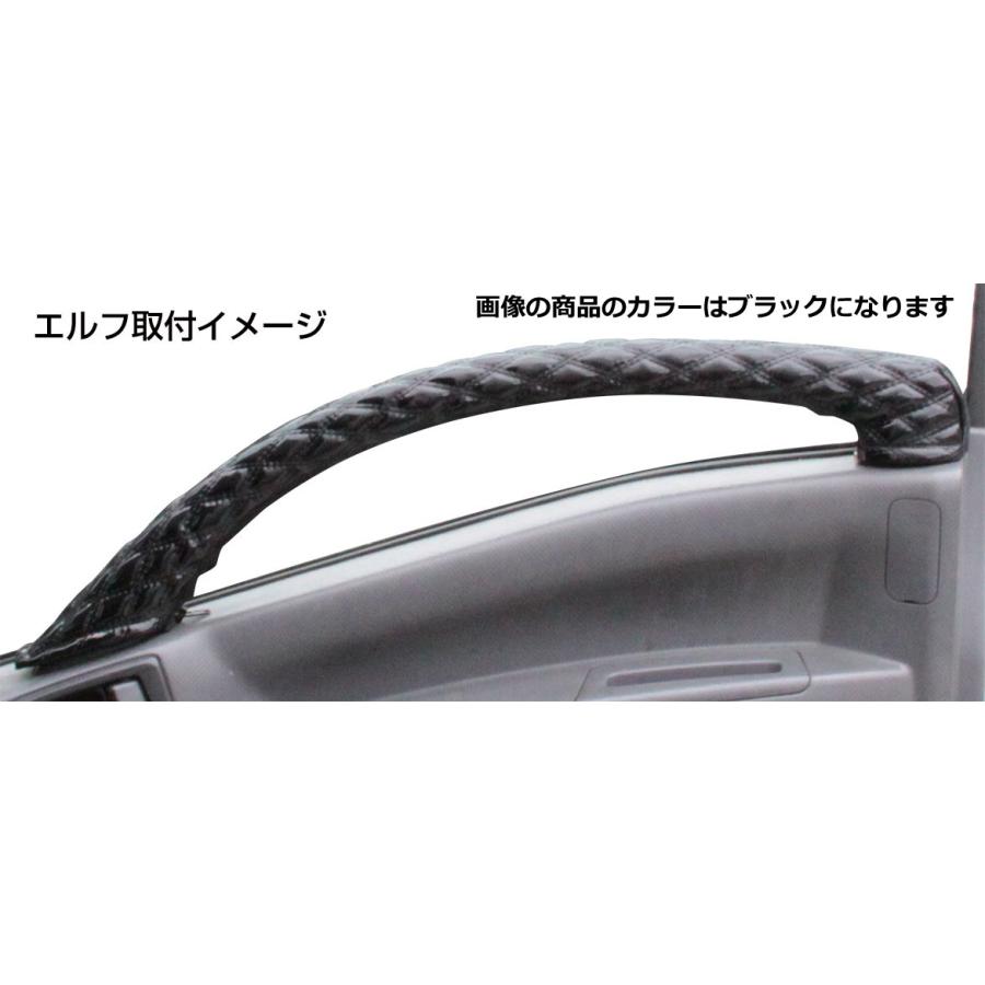 Jet ドアハンドルグリップカバーダブルステッチ いすゞ 4t 07フォワード H19 7 07エルフハイキャブ H19 1 R Lセット ヌバック調 ブラック 青糸 Jet トラブーン 通販 Yahoo ショッピング