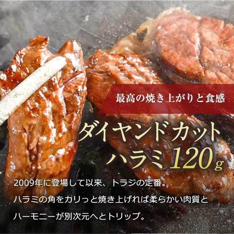 送料無料 焼肉 牛肉 トラジ 堪能セット【紅】 黒毛和牛 カルビ ハラミ