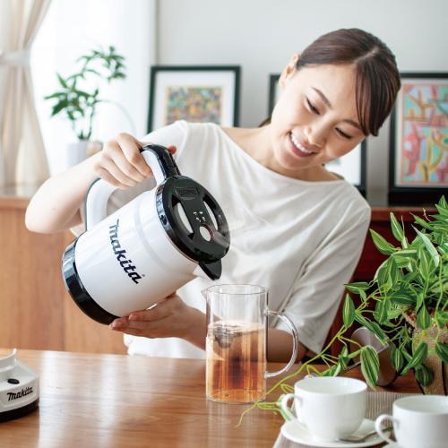 マキタ 充電式ケトル(湯沸かし器) KT360DZ/W(バッテリー・充電器 マキタ 充電式ケトル(湯沸かし器) KT360DZ/W(バッテリー・充電器
