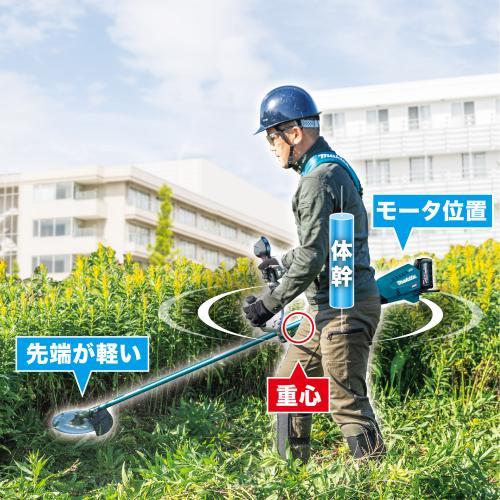 マキタ（makita） 40Vmax 充電草刈機 MUR015GRM(バッテリBL4040×1本