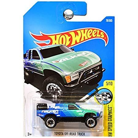 正規店仕入れの 2017 Wheels Hot Speed ブルー 78/365 トラック オフロード トヨタ Graphics 自動車