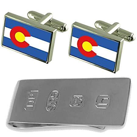 Colorado Flag Cufflinks & James Bondお金クリップ 日本最安価格