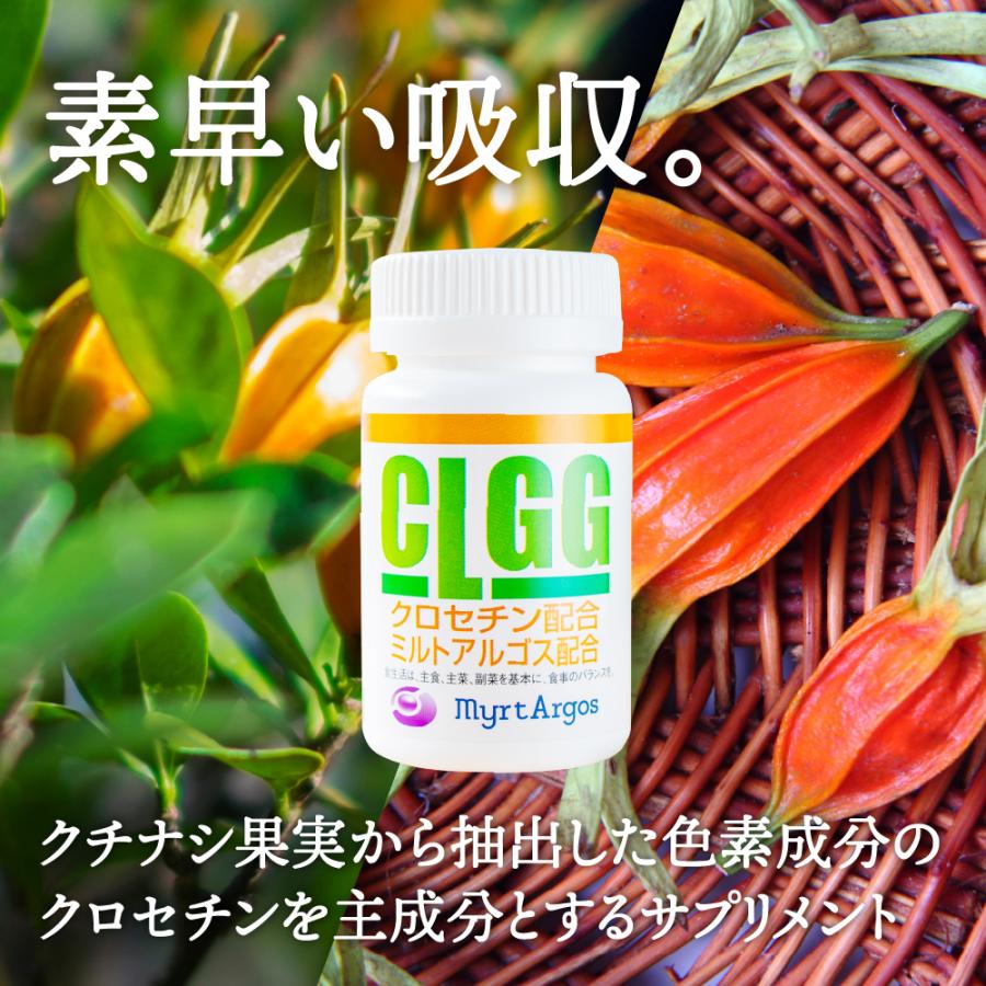クチナシサプリ CLGG 90粒入り(30日分) くちなし サプリメント