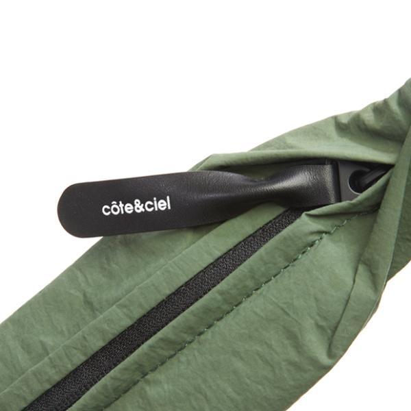 選べるノベルティ コートエシエル ボディバッグ Cote&Ciel ADDA  Plus Komatsu Onibegie Nylon Green 23Ss CC-29017｜torato-jp｜05