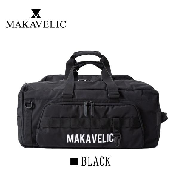 マキャベリック ボストンバッグ メンズ レディース SQUAD ANTHEM 3WAY BOSTON L 3124-10403 MAKAVELIC | MAKAVELIC