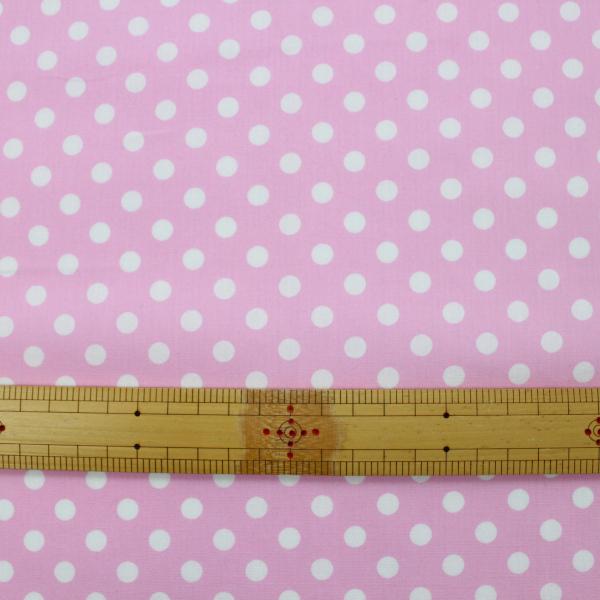 生地 布 水玉 中水玉 ドット柄 ブロード 綿100% プリント 約110cm幅