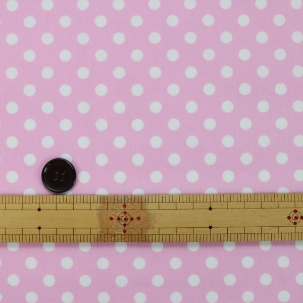 生地 布 水玉 中水玉 ドット柄 ブロード 綿100% プリント 約110cm幅