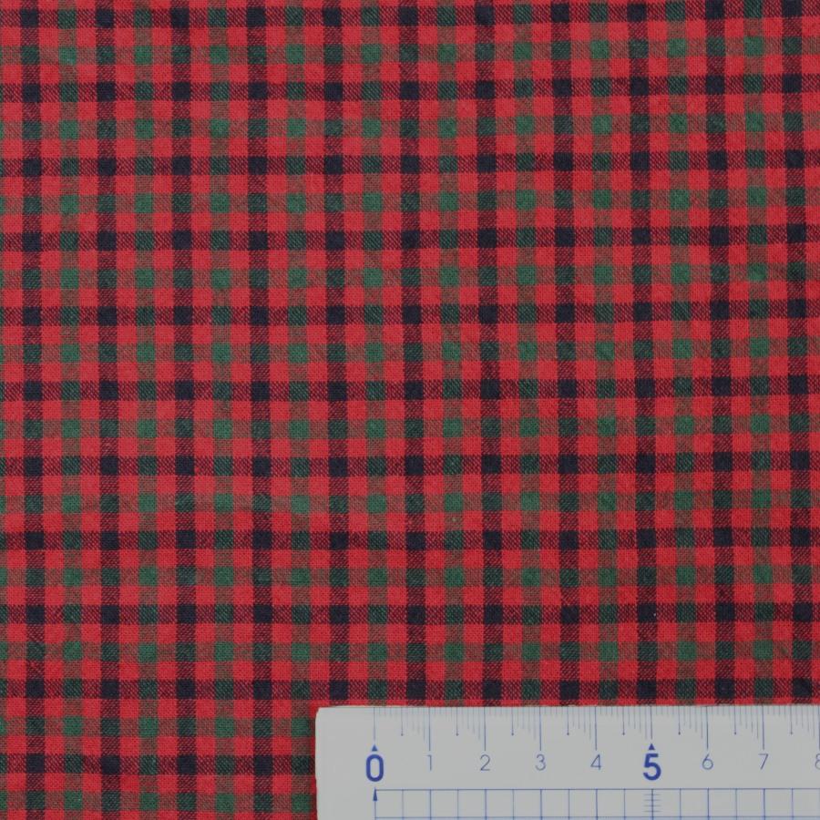 生地 布 先染め タータン チェック ワッシャー加工 10パターン