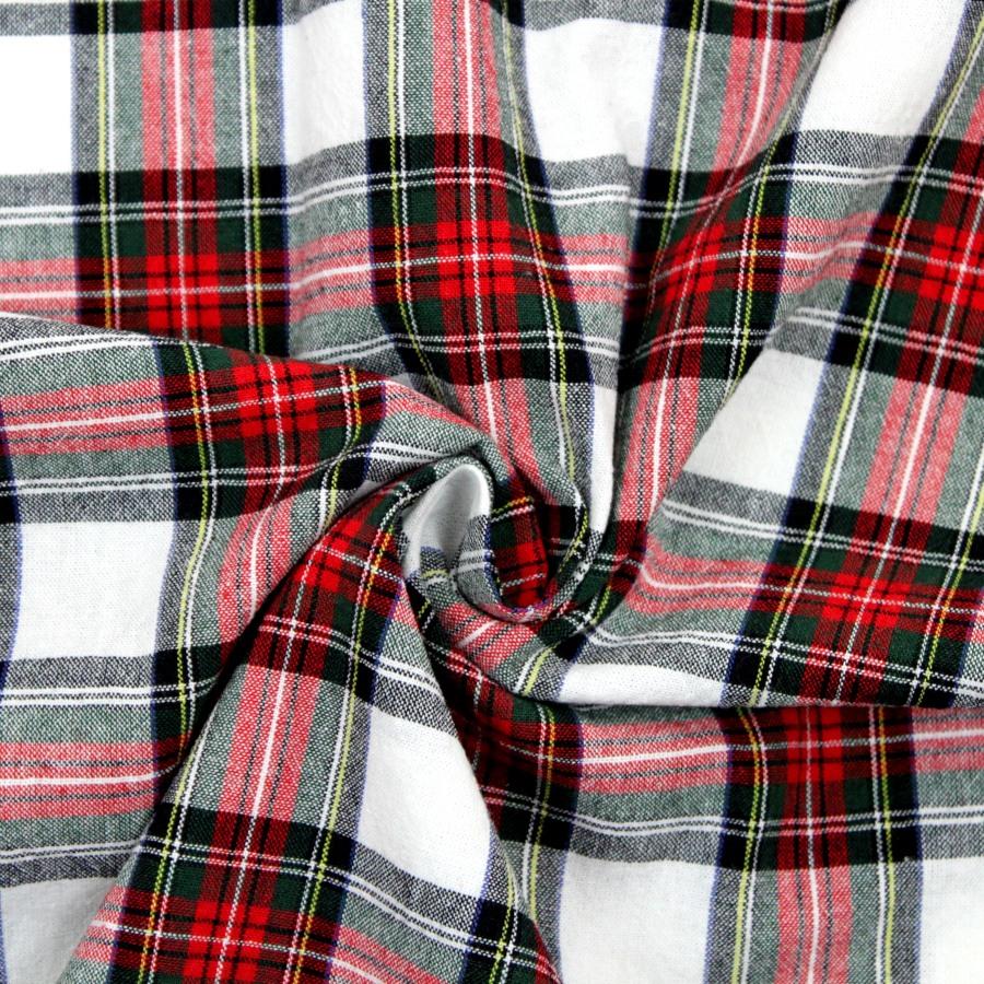 生地 布 先染め タータン チェック ワッシャー加工 10パターン