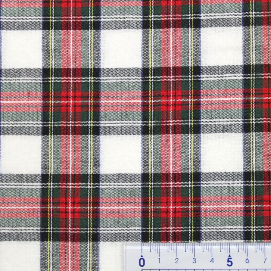 生地 布 先染め タータン チェック ワッシャー加工 10パターン