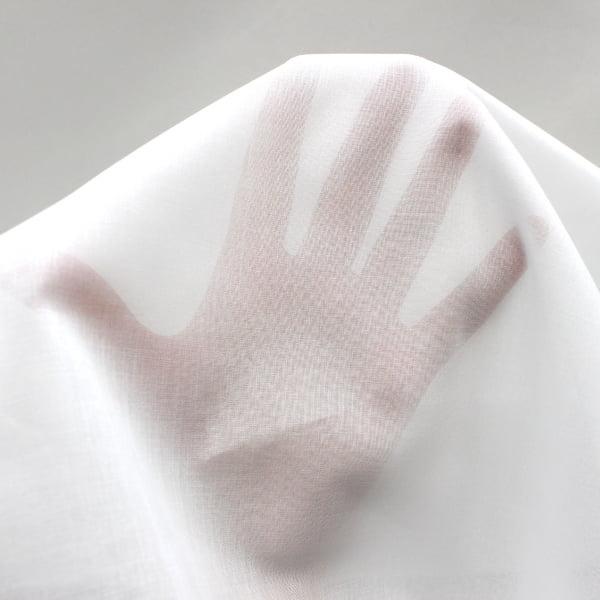 綿 ボイル 無地 白 白地 綿100％ 生地 布 約110cm幅 ゆうパケット3m対応　10cm単位価格 |  | 05