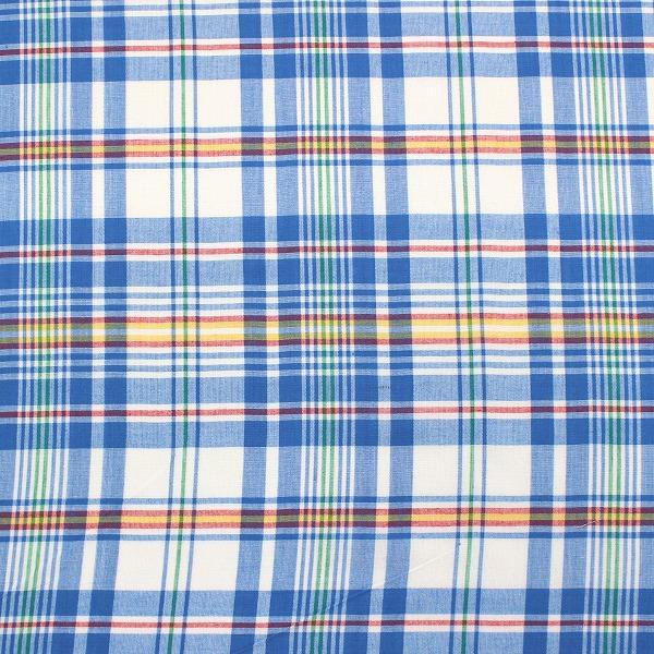 生地 布 インド綿 Madras Check マドラス チェック 平織 綿100％ 約110cm幅 3840 ゆうパケット2.5ｍ対応 10cm単位価格 |  | 04