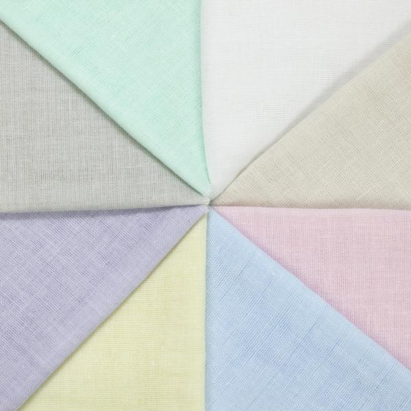 生地 布 ダブルガーゼ 無地 ベビー用品 シンプル 赤ちゃん スタイ マスク 綿100％ 約110cm幅 ゆうパケット2ｍ対応 10cm単位価格 |  | 10