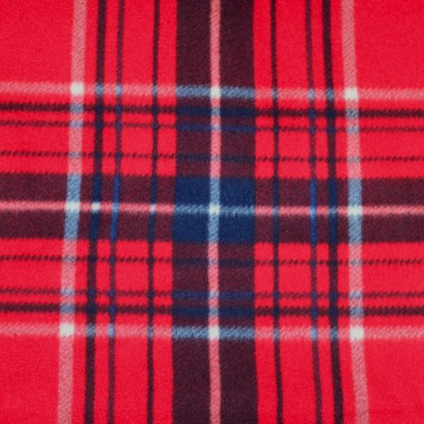 生地 布 フリース チェック タータン 格子 暖かい Fleece Check