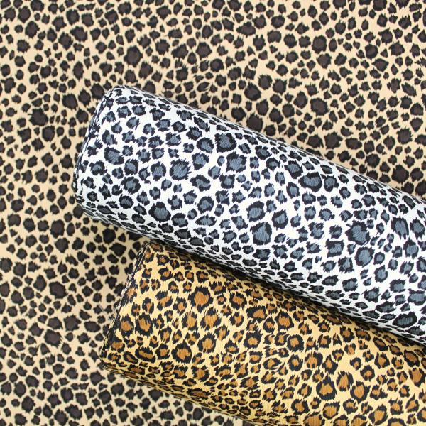 上等 生地 布 ヒョウ柄 アニマル柄 レオパード 動物 ツイル 綿100％ 約