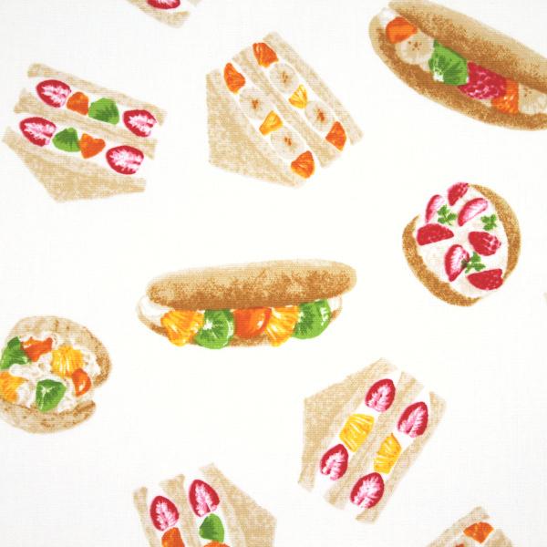 10cm単位価格 生地 布 フルーツサンド スイーツ柄 綿100 オックス 約110cm幅 手芸 ハンドメイド 手作り ゆうパケット2ｍ対応 7067 1 とらや Fabric Yahoo 店 通販 Yahoo ショッピング