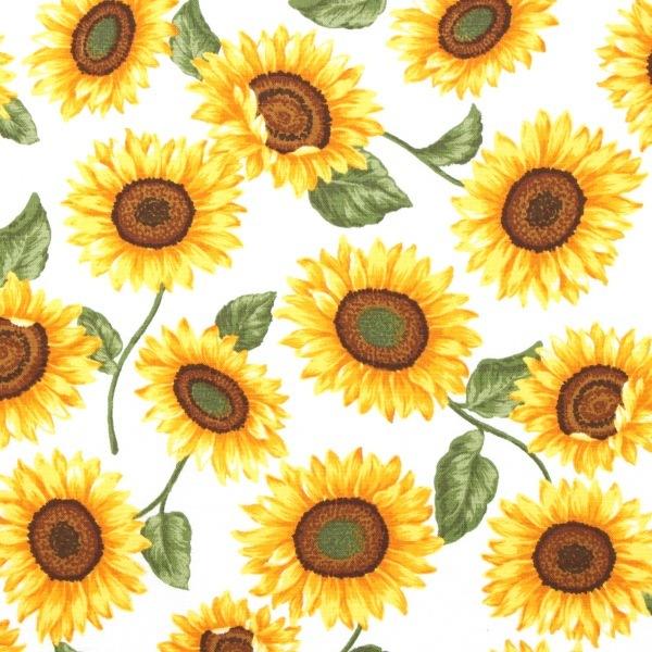 10cm単位価格 ひまわり 夏の定番 コットンシーチング 綿100 生地 布 約110cm幅 手芸 ハンドメイド 手作り ゆうパケット2 5ｍ対応 7077 1 とらや Fabric Yahoo 店 通販 Yahoo ショッピング