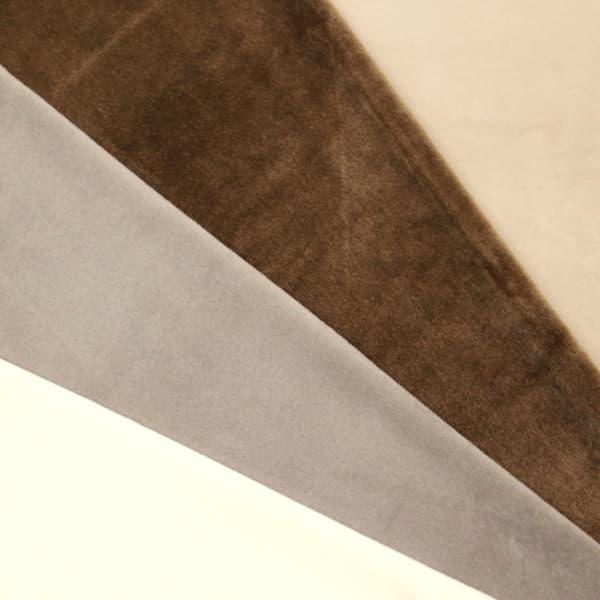 生地 布 もちもちボア スーパーマイクロ しっとり ふんわり あったか ボア ファー ニット ポリエステル95％ PU5％ 約140cm幅 パケット発送不可 10cm単位価格 | 