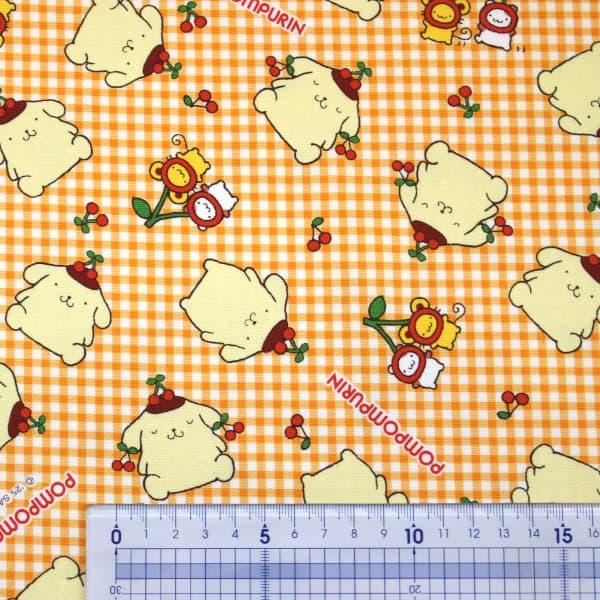 生地 布 ポムポムプリン PNチェリー YO イエロー系 マフィン スコーン