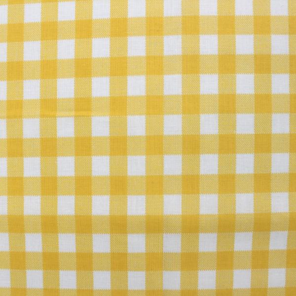 生地 布 大きめのプリントチェック チェック柄 スケア 綿100％プリント