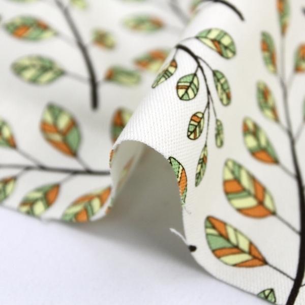 【10cm単位価格】 カラフル リーフ 葉っぱ柄 コットンオックス 生地 布 FUWARI 綿100% 約110cm幅 手芸 ハンドメイド 手作り ゆうパケット2m対応|toraya-fabric|03