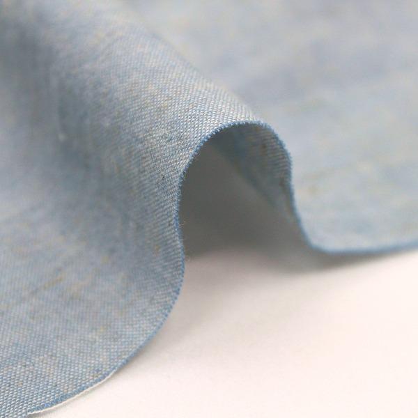 生地 布 綿麻ダンガリー ハンドワッシャー 先染め コットンリネン 無地