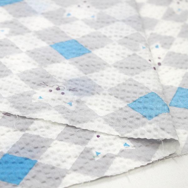 生地 布 タヌキとネコ こどものえくぼ たぬきとねこ 和柄 浴衣 甚平 リップル 綿100％ 約106cm幅 ECB-52 ゆうパケット1.5ｍ対応 10cm単位価格 |  | 06