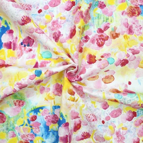 生地 布 桜の森 Paper message コットンシーチング インクジェット 綿