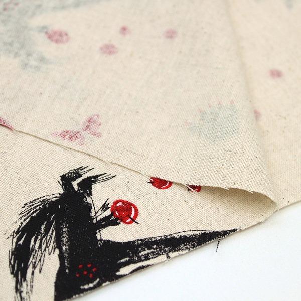 生地 布 SPELL BY MIA 赤ずきん カワグチミヤコ 綿麻キャンバス