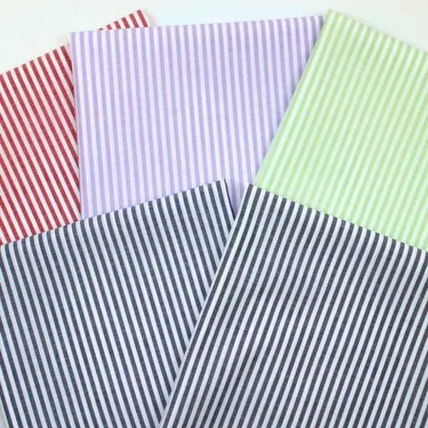 生地 布 先染め ストライプ 清原 平織 綿100％ 約110cm幅 G2001 ゆうパケット3ｍ対応 10cm単位価格 |  | 06