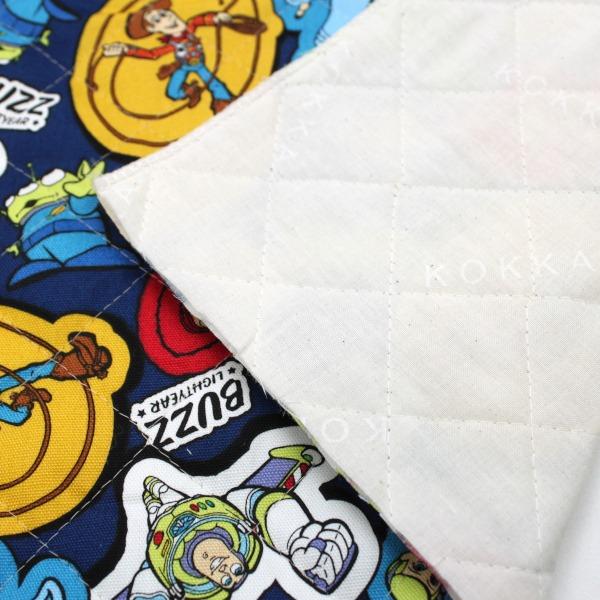 生地 布 トイストーリー ネイビー系 ピクサー オックス キルト