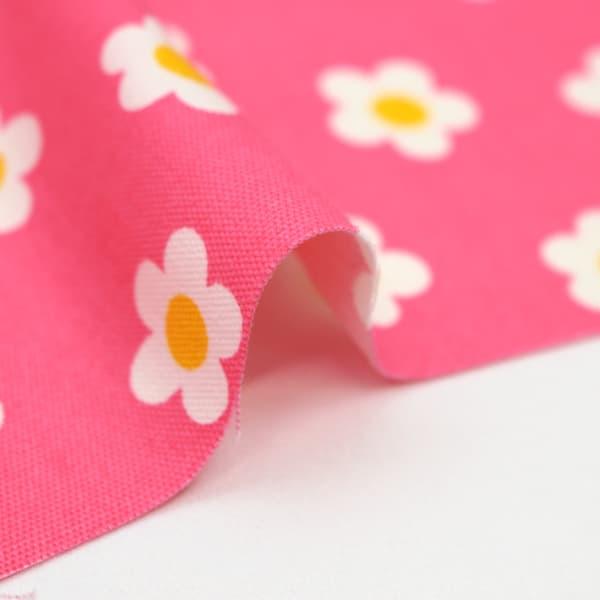 生地 布 花柄 デイジー オックス ナチュラル くすみ 綿100％ 約110cm幅