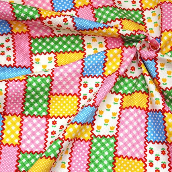 1321パッチワーク風小紋 単品 楽天市場】【10cm単位価格】 ミニ パッチワーク風 小花 ブロード 綿100