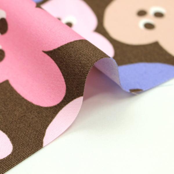 生地 布 メロウフレンズ うさぎ  フェイス柄 動物柄 オックス 綿100％ 約110cm幅 入園 入学 ゆうパケット2ｍ対応 10cm単位価格 |  | 04
