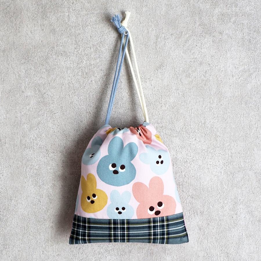 生地 布 メロウフレンズ うさぎ  フェイス柄 動物柄 オックス 綿100％ 約110cm幅 入園 入学 ゆうパケット2ｍ対応 10cm単位価格 |  | 08