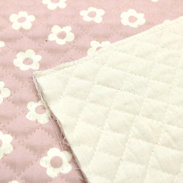 生地 布 キルト デイジー 花柄 ナチュラル くすみ オックス