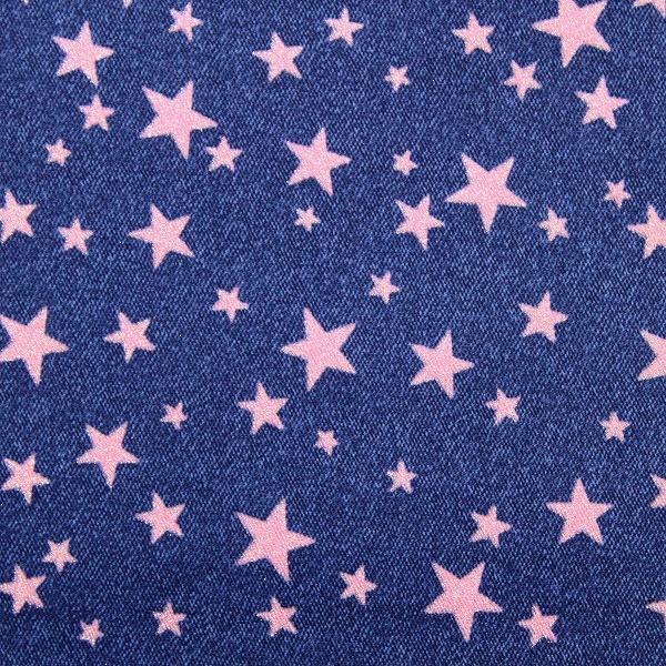 生地 布 星ラメツイル 星柄 スター デニム風 コットンツイル 綿100％ 約110cm幅 R2002 ゆうパケット2ｍ対応 10cm単位価格 |  | 02