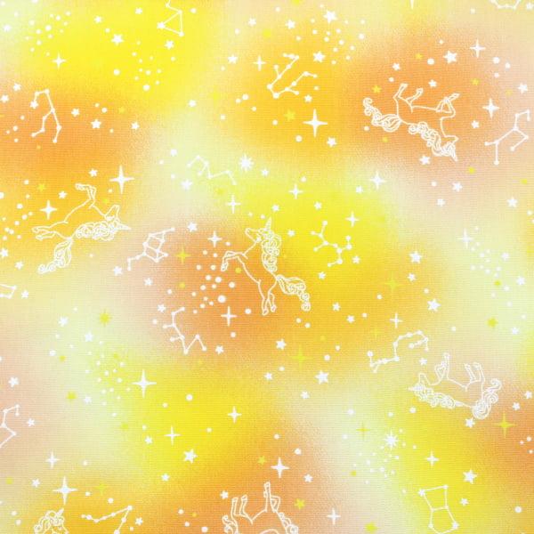 生地 布 ゆめかわ ユニコーンと星座 パステルカラー オックス 綿100