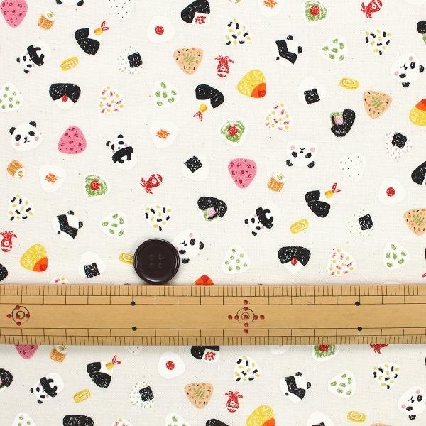 生地 布 おにぎりとパンダ 愛らしい和 スケア 和柄 プリント生地 110センチ幅 綿100 So4400 1 クリックポスト2ｍ対応 So4400 1 とらや Fabric Yahoo 店 通販 Yahoo ショッピング